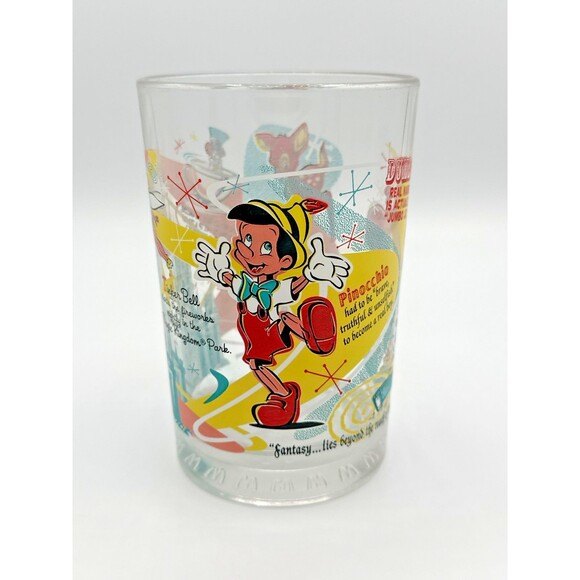 Disney 100 Years of Magic McDonald’s Glass – Fantasyland Tinker Bell Dumbo - Picture 3 of 7